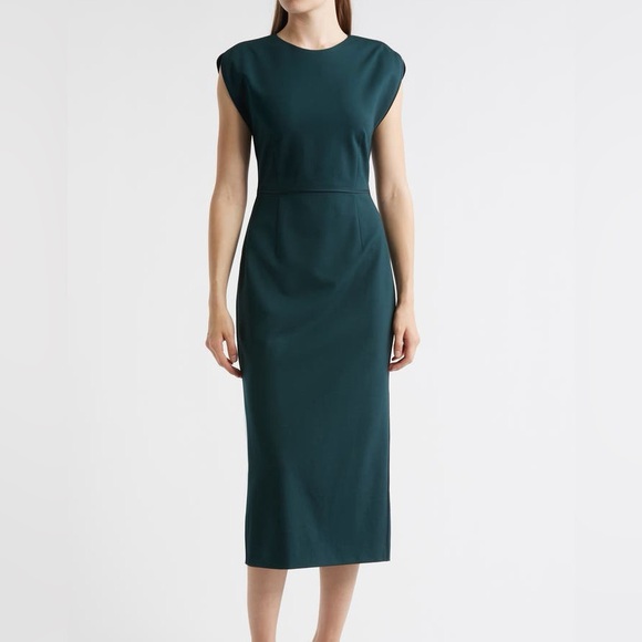 BOSS Detira Cap Sleeve Sheath Dress. Size 14 Women #198